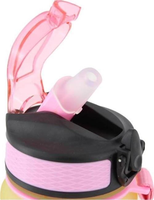 Otomatik Pipetli Su Matarası Yedek Kapağı 65mm Pembe