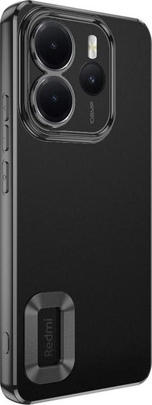 Redmi Note 14 4G Kılıf Köşeleri Renkli Şeffaf Kamera Korumalı Silikon Luxury Kapak