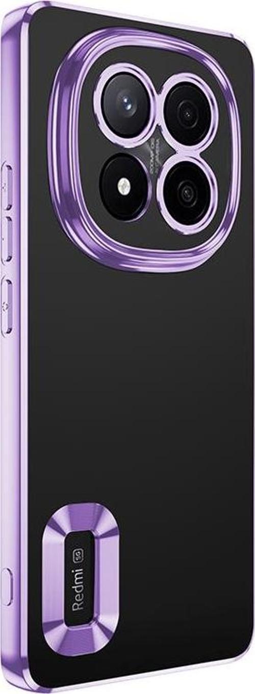 Redmi Note 14 Pro Plus Kılıf Köşeleri Renkli Şeffaf Kamera Korumalı Silikon Luxury Kapak