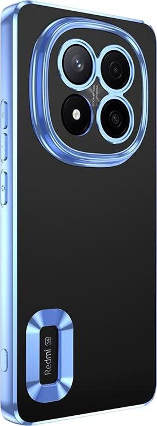 Redmi Note 14 Pro Plus Kılıf Köşeleri Renkli Şeffaf Kamera Korumalı Silikon Luxury Kapak