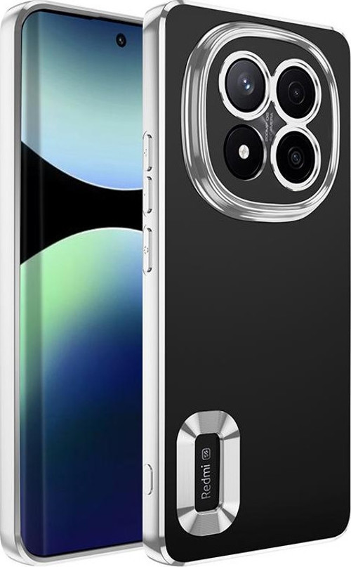 Redmi Note 14 Pro Plus Kılıf Köşeleri Renkli Şeffaf Kamera Korumalı Silikon Luxury Kapak