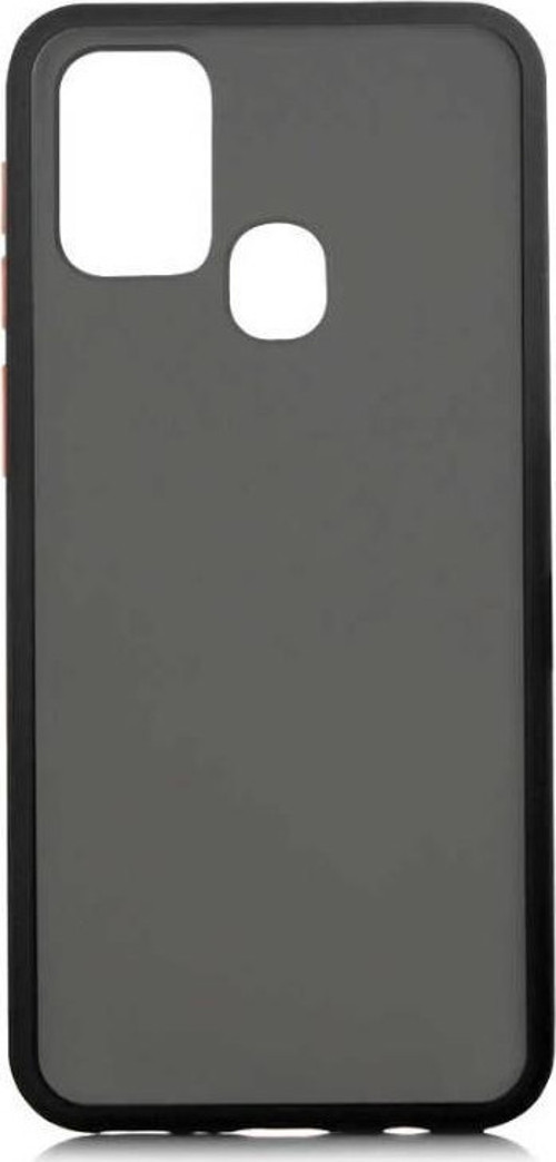 Galaxy M31 Kılıf Mat Yüzey Renkli Kenar Silikon