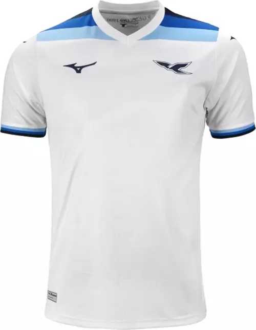 125. Yıl Lazio Home Jersey Erkek Forma Beyaz / Mavi