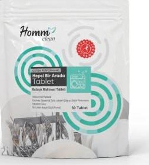 Homm Clean Bulaşık Makinesi Tableti 30 Adet