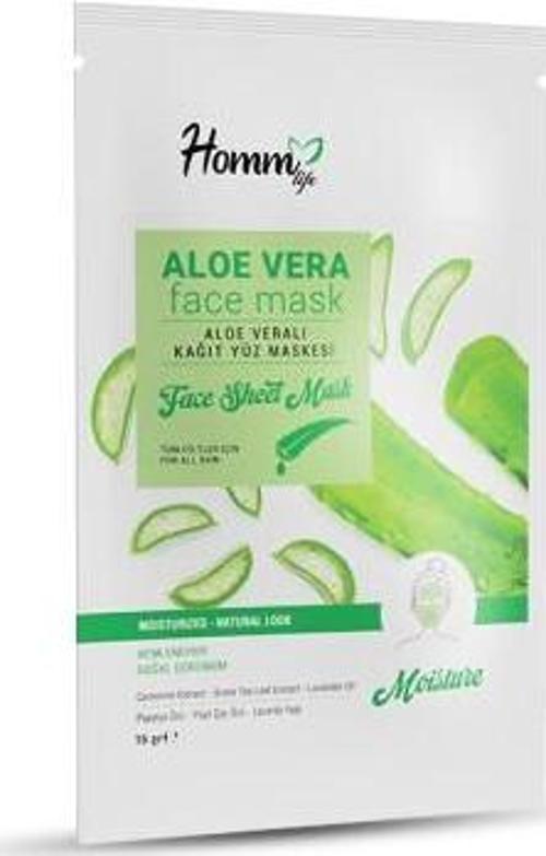 Aloe Vera Kağıt Yüz Maskesi