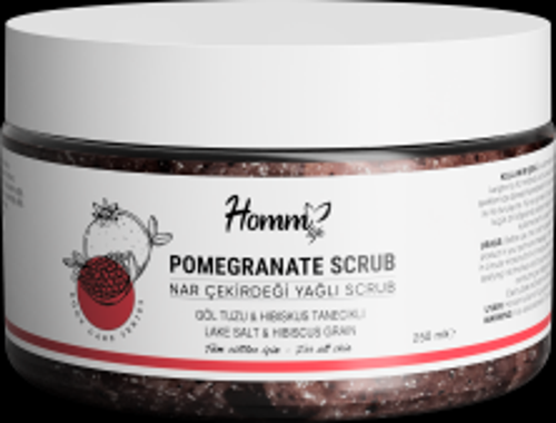 Nar Çekirdeği Yağlı Bitki Tanecikli Scrub 250ml