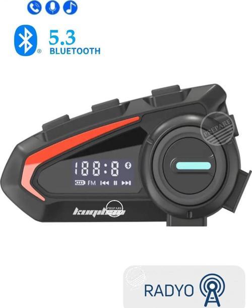 FM Radyolu Kask Kulaklığı Su Geçirmez Bluetooth 5.3 Motosiklet Kask Kulaklık