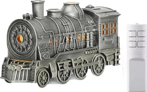 Tren Şeklinde Buharlı Oda Hava Nemlendirici Işık Fonksiyonlu Buhar Makinesi Kumandalı