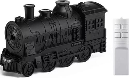 Tren Şeklinde Buharlı Oda Hava Nemlendirici Işık Fonksiyonlu Buhar Makinesi Kumandalı