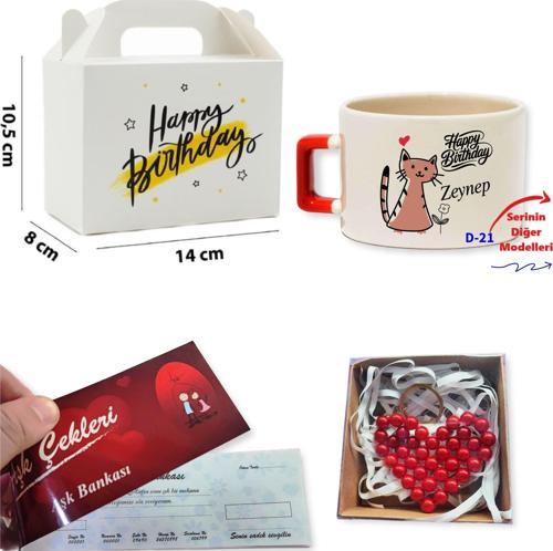 Doğum Günü Tasarımlı Hediye Kutuları, Hediye Setleri, Hediye Kutusu D Serisi (50 Model)