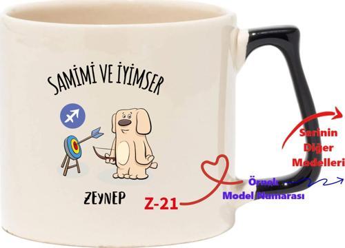 Kişiye Özel Burç Baskılı Lüks Kupa, Burçlara Özel Hediyelik Kupa Z1 Serisi