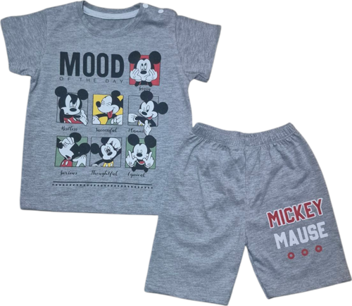 Micky Şort T-shirt Bebek Çocuk Yazlık Takım