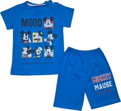Micky Şort T-shirt Bebek Çocuk Yazlık Takım