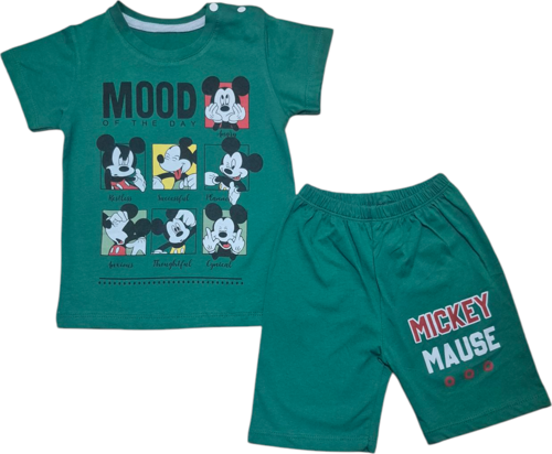 Micky Şort T-shirt Bebek Çocuk Yazlık Takım