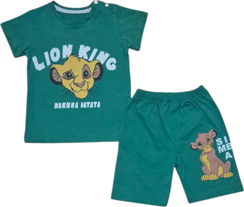 Lion Şort T-shirt Bebek Çocuk Yazlık Takım