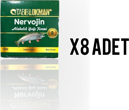 8Adet Nervojin Alabalık Yağı Kremi 100Ml