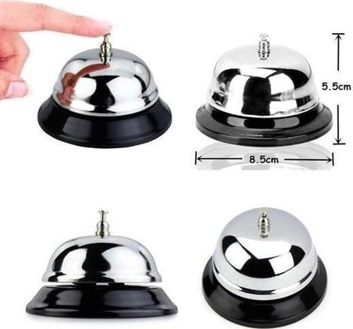 BUFFER® Masaüstü Dekoratif Otel Resepsiyon Görevli Çağırma Zili Çanı