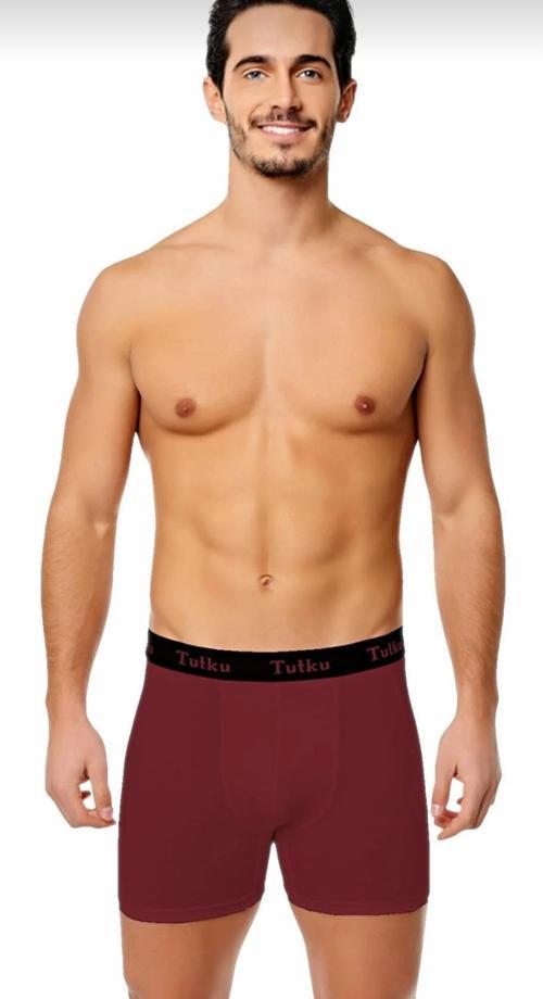 0400 ERKEK ELASTAN SPOR BOXER 6 ADET