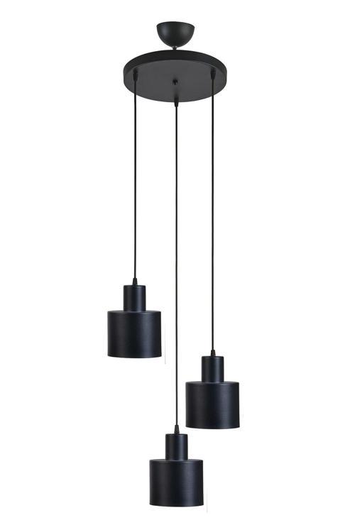 Teddy Özel Tasarım Modern Cafe Mutfak Salon Metal 3 lü Sarkıt Avize