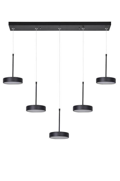 Rihanna Modern Tasarım Salon Yatak Odası Mutfak Yemek Masası Panel Ledli 5 li Sıralı Beyaz Led Avize