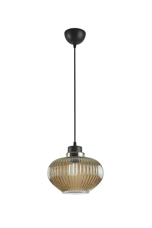 Sahra Modern Tasarım Füme Camlı Salon Salon - Mutfak - Cafe Tekli Avize