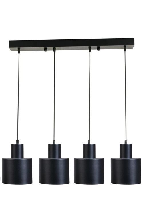 Teddy Özel Tasarım Modern Cafe Mutfak Salon 4 lü Sıralı Sarkıt Avize