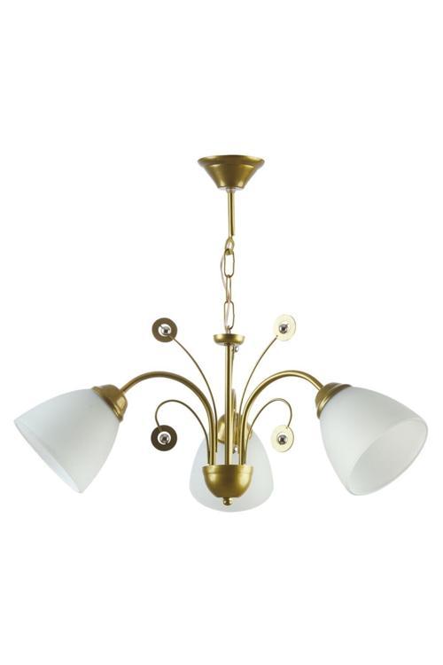 Idil Salon - Mutfak - Yatak Odası Eskitme Modern Beyaz 3 Lü Avize