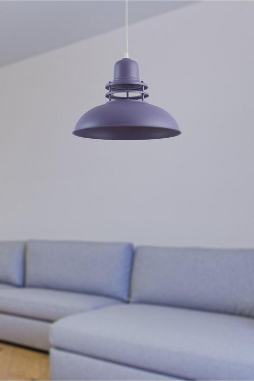 Fener Özel Tasarım Modern Salon - Mutfak - Cafe Lila Tekli Sarkıt Avize