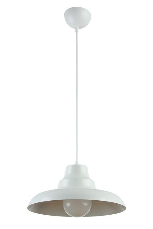 Carmen Özel Tasarım(ÇAP 30 CM)modern Salon - Mutfak - Cafe Beyaz Içi Beyaz Tekli Sarkıt Avize