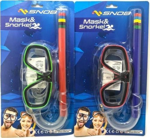 Yüzücü Yetişkin Maske Şnorkel Set