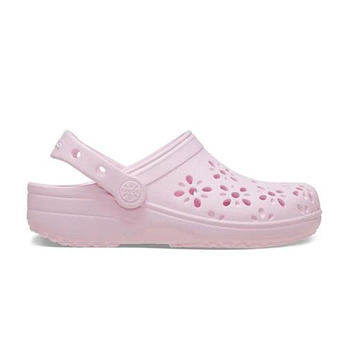 Classic Floral Cut Out Clog T Çocuk Sandalet 210944-6ZW