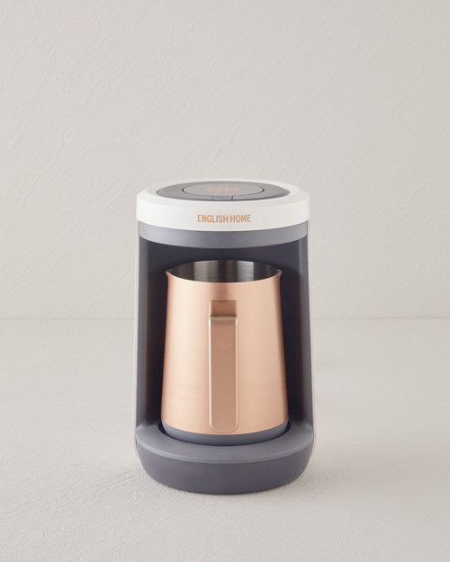 TKM 6001 Çelik Cezve Çift Taşım Türk Kahvesi Makinesi Beyaz-Bakır