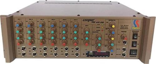 DMR-61 Cooper Rev 400 Watt Usb-sd Cami Amfisi Yeni Kasa Kulaklık Çıkışlı