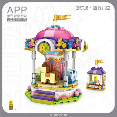 Mikro Blok Atlıkarıncalı Park 406 Parça - Lego Setleri - Loz Mini Lego - Dükkan Lego - Loz Lego - Mi