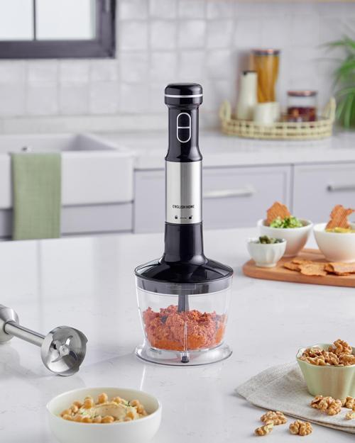 MBS 3001 4 Bıçaklı Mini Blender Seti Siyah-Krom