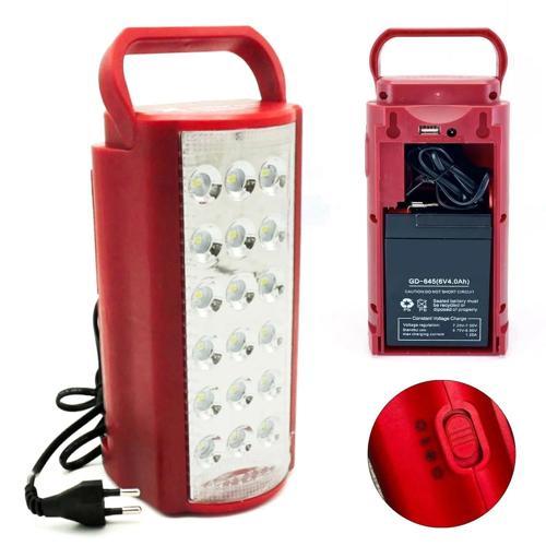Büro Ev Ofis Yazlık Kamp Keyfi için Solar Güneş Enerji Şarjlı 3000MAH 24ED Lambalı Işıldak