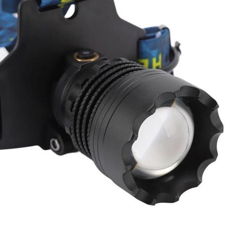 Büro Ev Ofis İş Güvenliği için Şarjlı Lamba 12000LM Cree P360 Işık Kafa Feneri