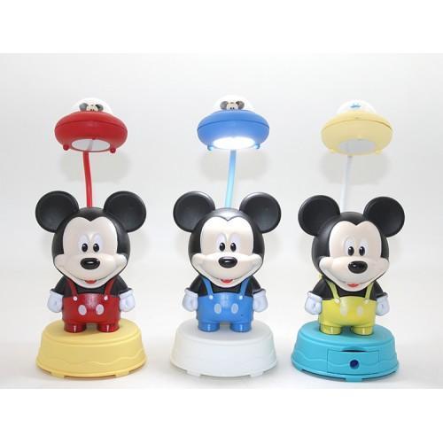 Büro Ev Ofis Hediyesi için Usb Şarjlı Çizgi Mickey Mouse Dekor Masaüstü Lamba