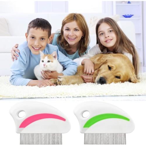 Büro Ev Ofis Evcil Pet Hayvanı için Tarak Kedi Köpek Bit Tarağı