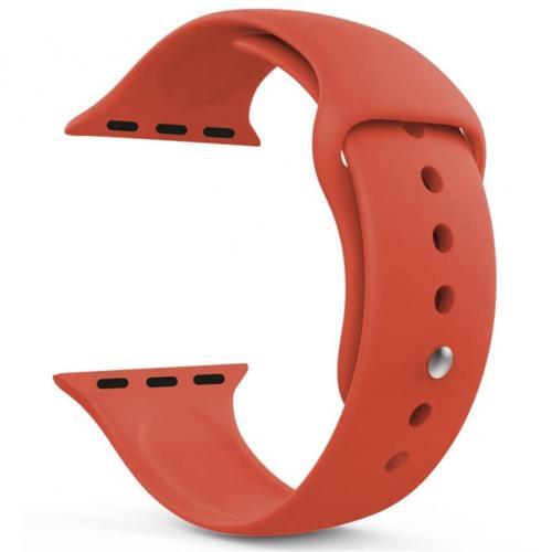 Büro Ev Ofis Personel Akıllı Saati için 42MM Turuncu Silikon Kordon