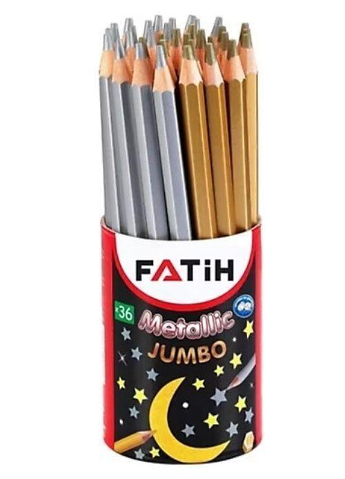 Jumbo Boya Kalemi Metalik Altın 3