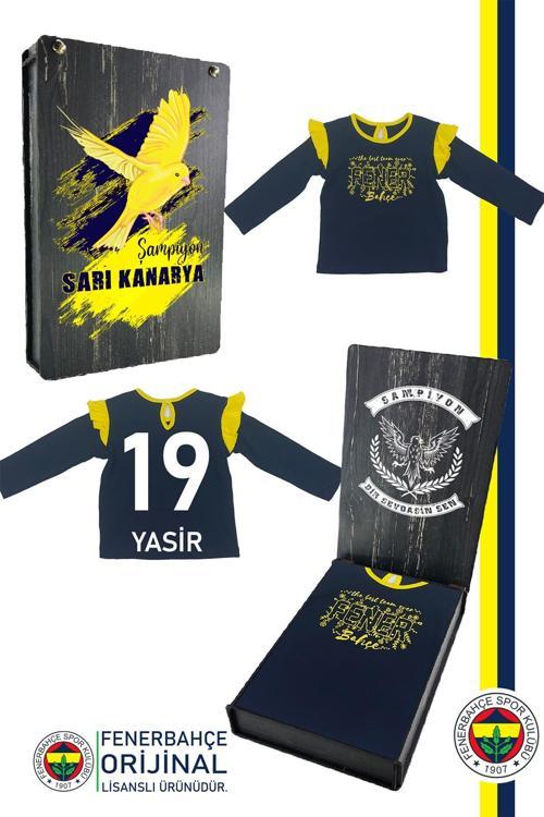 Orijinal Lisanslı Uzun Kol Lacivert Bebek Sweat Kişiye Özel Hediyelik Ahşap
