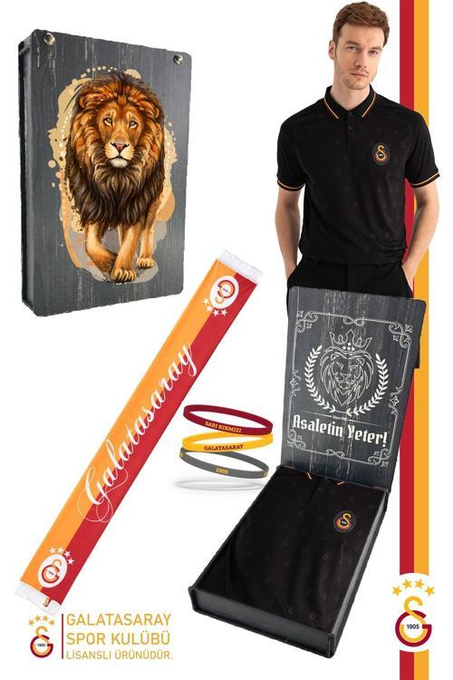 Orijinal Lisanslı Match Day Polo T-Shirt + Bileklik + Atkı Set Hediyelik Ahş