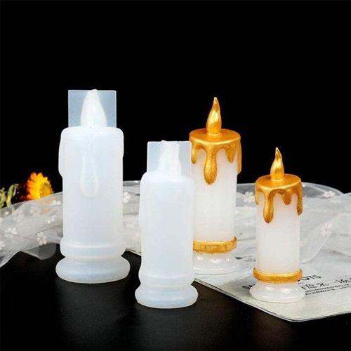 Epoksi Silikon Kalıp - Yanan Mum 100mm (421)