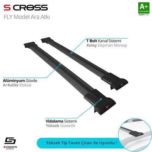 Dacia Sandero Uyumlu Stepway 2012 Üzeri Fly Model Siyah Ara Atkı A+Kalite Parça