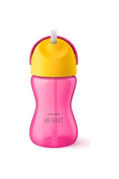 Desenli Pipetli Bardak 300 ml - ( 12 Ay+ ) / Kız