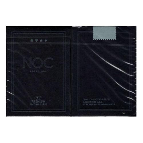 USPCC Bicycle NOC Pro Jet Black Marked Premium Oyun Kağıdı Kartı iskambil Kartları Destesi