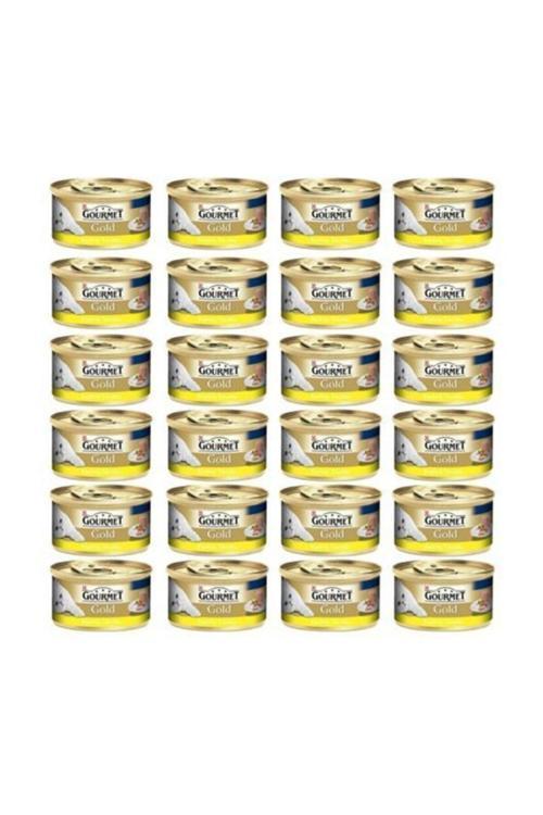 Gold Kıyılmış Tavuklu Kedi Konservesi 85 Gr 24 Adet
