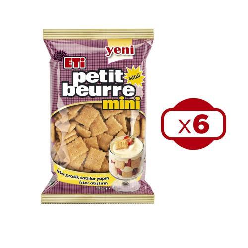 Petit Beurre Mini Bisküvi 175 Gr X 6 Adet