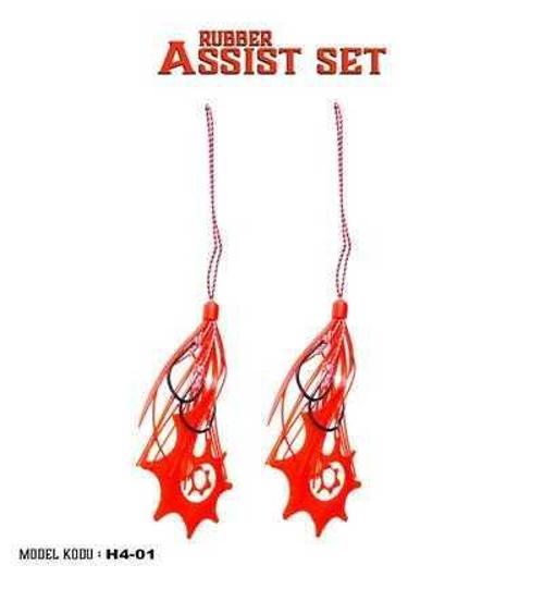 Rubber Hazır Skirt + Assist Set Red H4-01